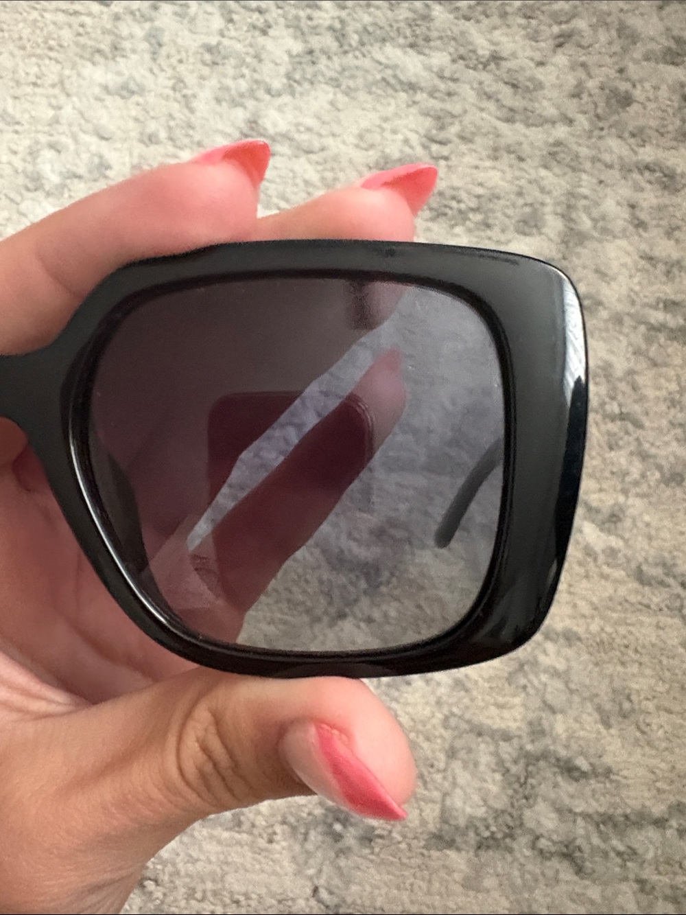 Coach square black oversized sunglesses - Picture 5 of 6